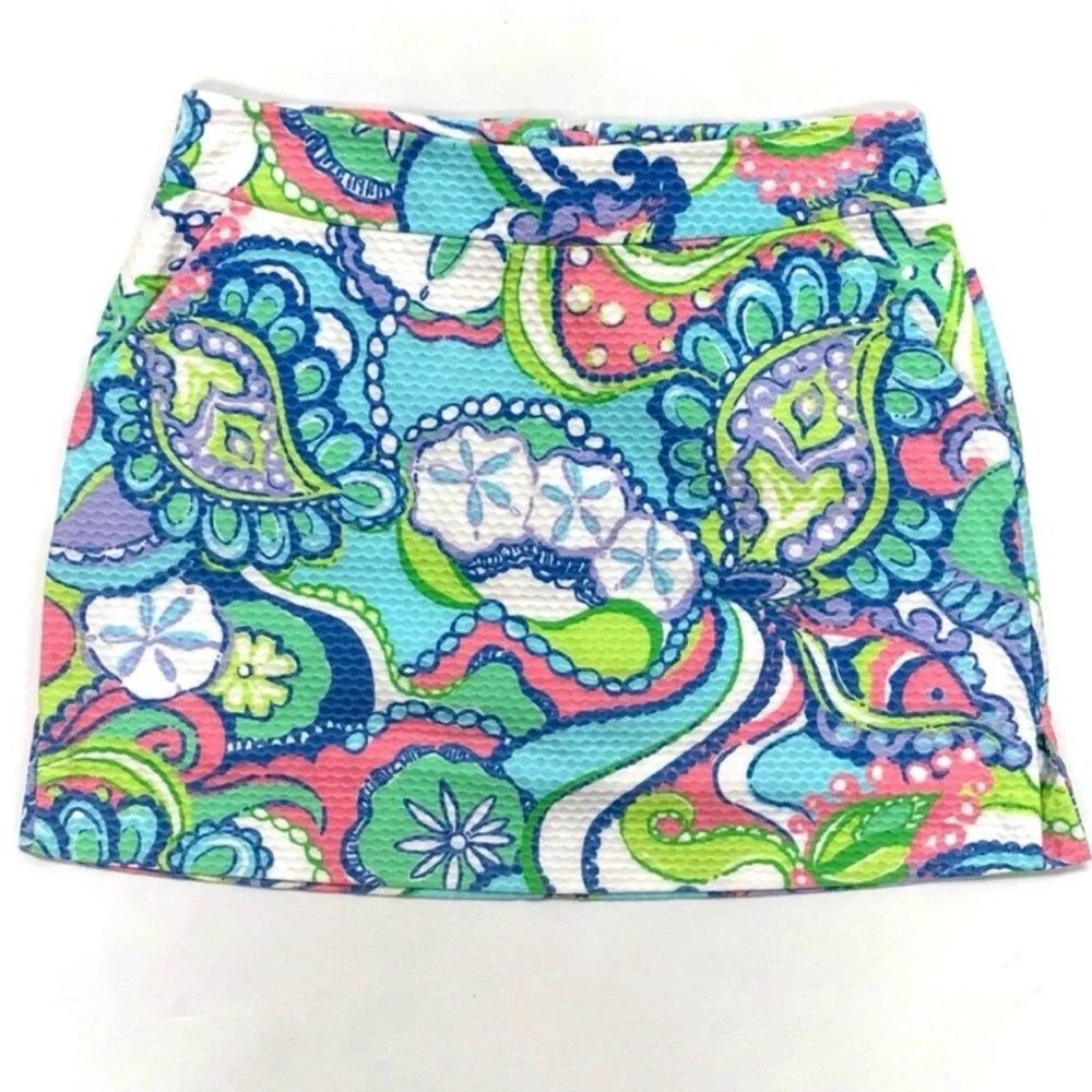 Lilly Pulitzer Marigold Skort Conch Republic Size 14 Brand New w/ Tags - Picture 2 of 16